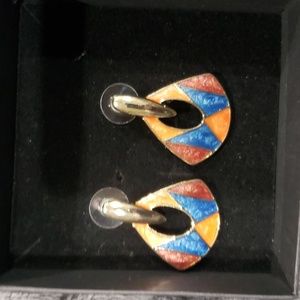 O-Conn Winding Palace Earrings NIB